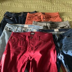 Hudson Jeans Women's Collection - Maroon, Blue, Gray, Terracotta